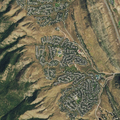Aerial imagery of Valley Park, CO