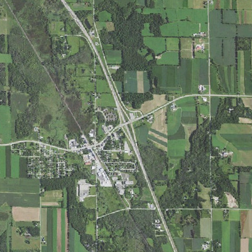 Aerial imagery of Interchange 72, WI