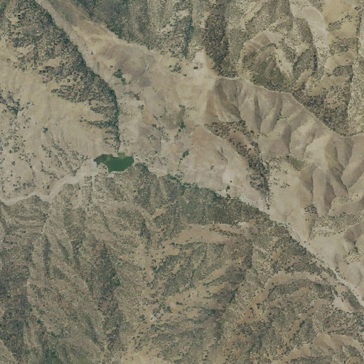 Aerial imagery of The Narrows, CA
