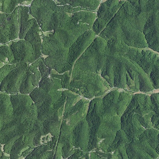Aerial imagery of Peddler Hill, KY