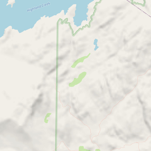 OpenStreetMap map of Twin Meadows, CA