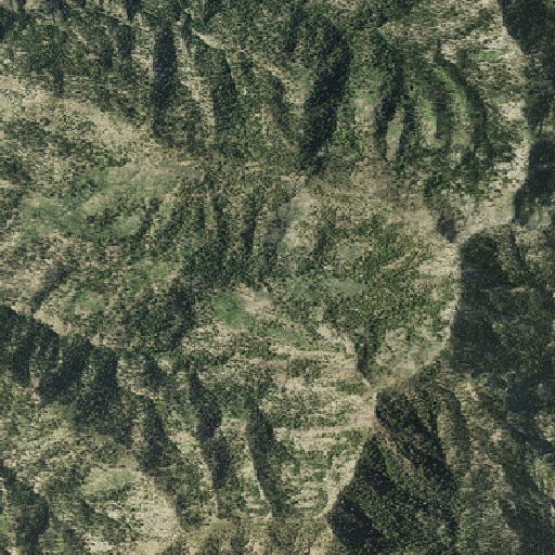 Aerial imagery of Uhl Basin, CA