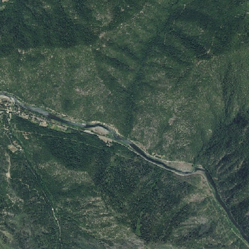 Aerial imagery of Walker Gulch, CA