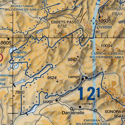 FAA VFR chart of Weiser Creek, CA