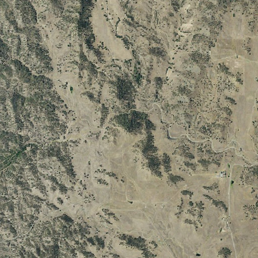 Aerial imagery of Whitlock Butte, CA