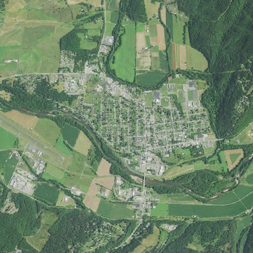 Aerial imagery of City of Petersburg, WV