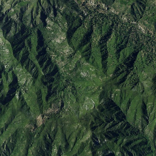 Aerial imagery of Bear Basin, CA