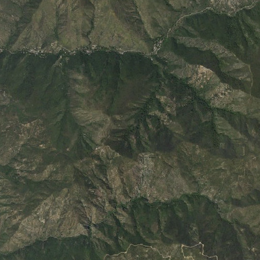 Aerial imagery of Bear Flat, CA