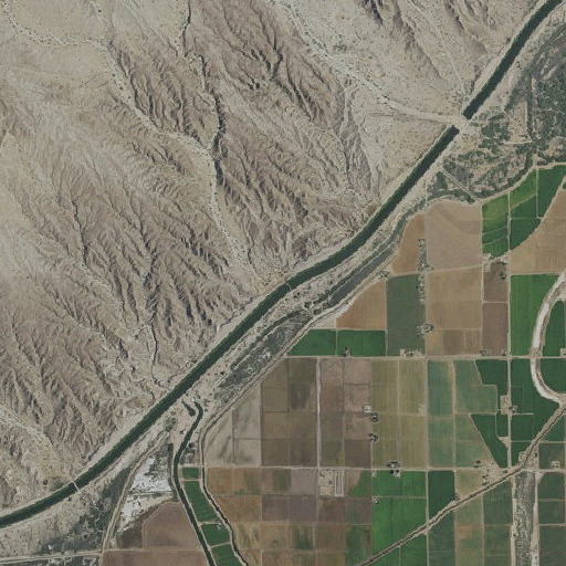 Aerial imagery of Bee Wash, CA
