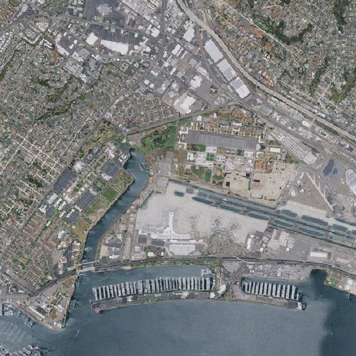 Aerial imagery of Beeson Field, CA