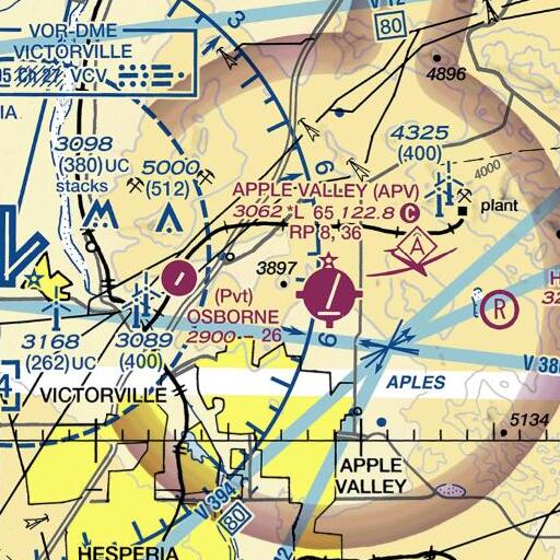 FAA VFR chart of Bell Mountain, CA