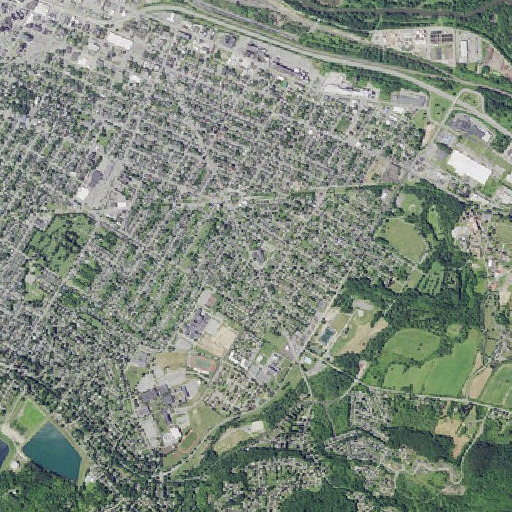 Aerial imagery of Albany Elementary School, NY