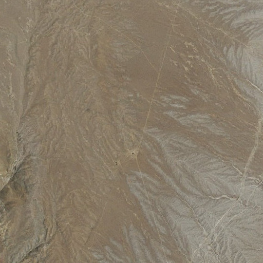 Aerial imagery of Bishops Claim, CA