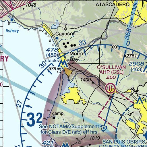 FAA VFR chart of Black Hill, CA