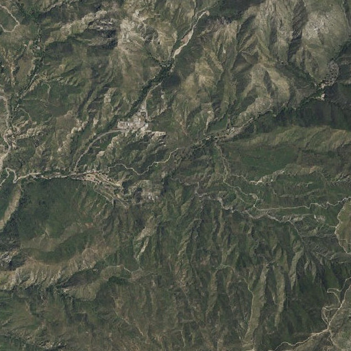 Aerial imagery of Boulder Canyon, CA