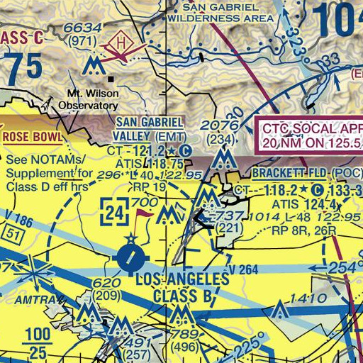 FAA VFR chart of Bradoaks Elementary School, CA