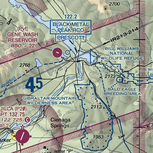 FAA VFR chart of Bristol Spring, CA