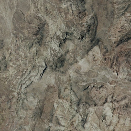Aerial imagery of Brown Peak, CA