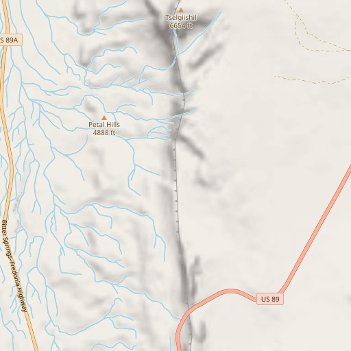 OpenStreetMap map of Lake Mary, AZ