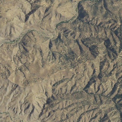 Aerial imagery of Caliente Spring, CA