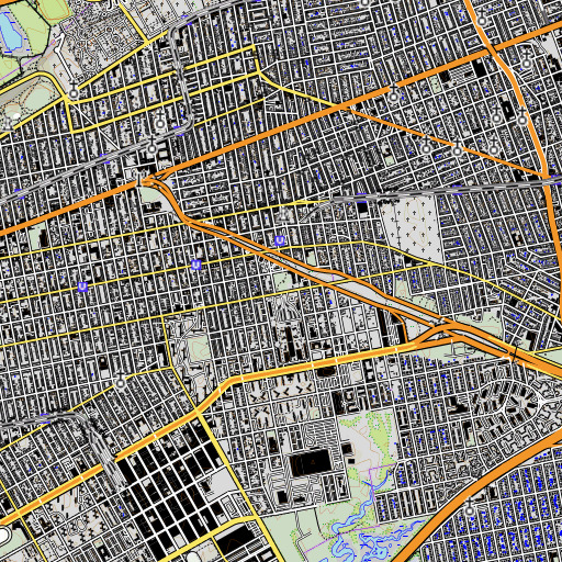 OpenTopoMap map of Robert E Venable Park, NY