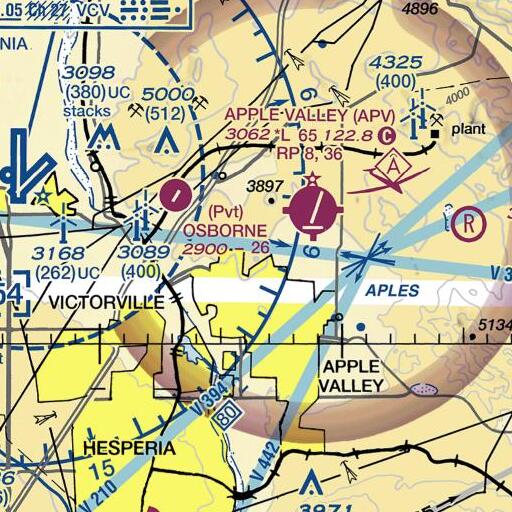 FAA VFR chart of Catholic Hill, CA