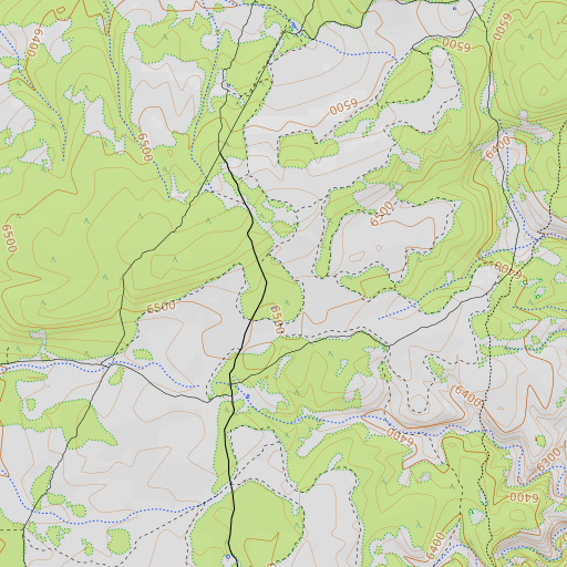 OpenTopoMap map of Shearing Corral Reservoir, AZ