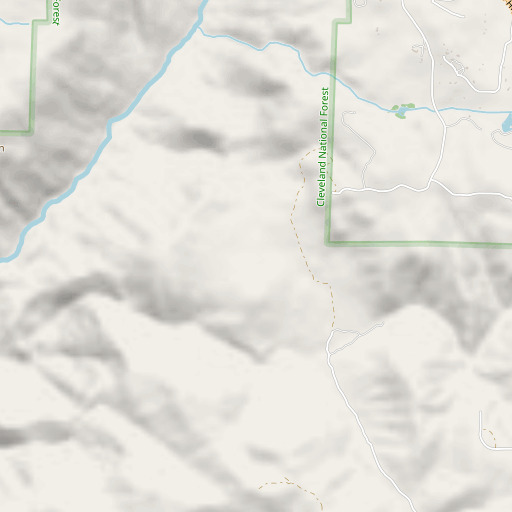 OpenStreetMap map of Daley Flat, CA
