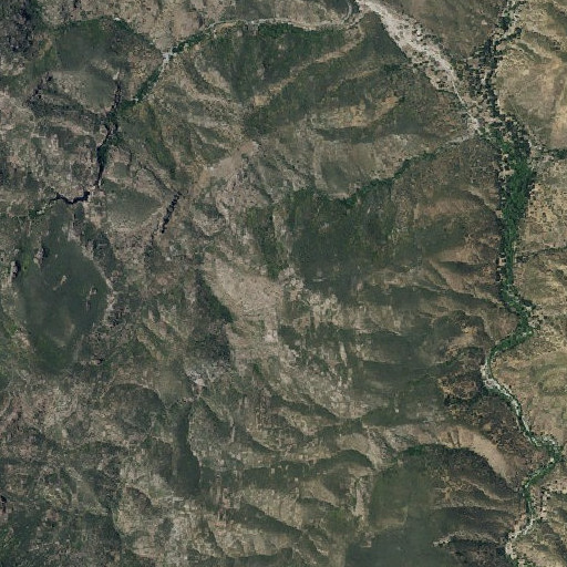Aerial imagery of Mount Defiance, CA