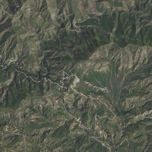 Aerial imagery of Dillon Divide, CA