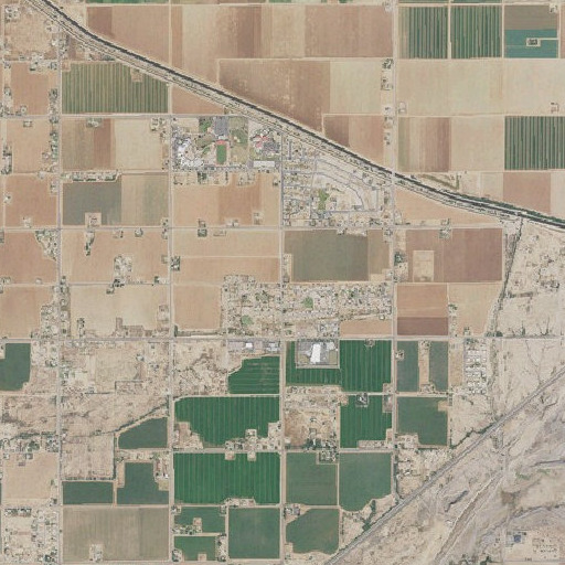 Aerial imagery of District E, AZ