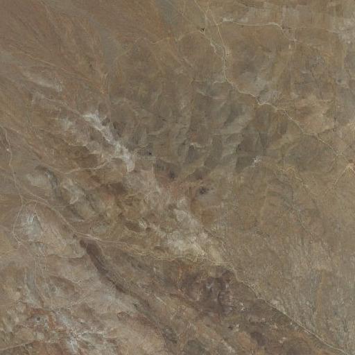 Aerial imagery of El Paso Peaks, CA