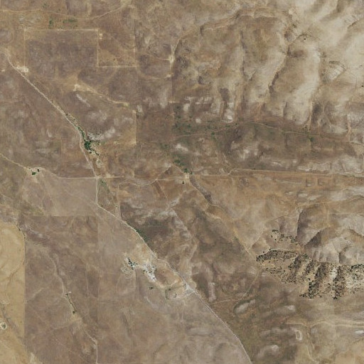 Aerial imagery of Ellings Spring, CA