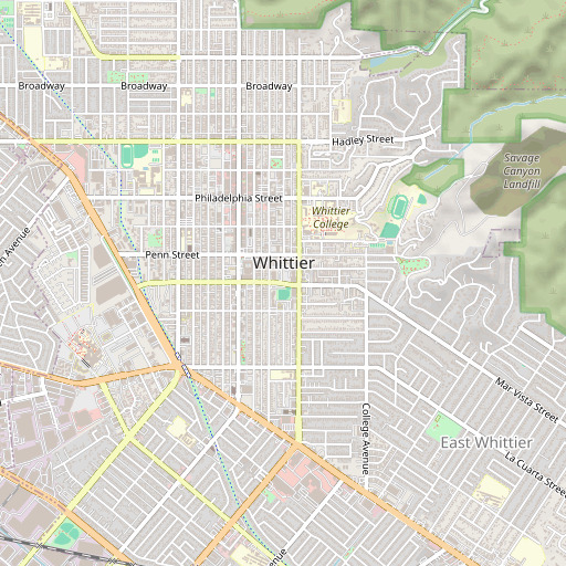 OpenStreetMap map of Friends Park, CA