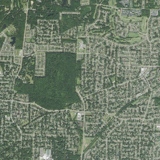 Aerial imagery of Bartlett Elementary School, TN