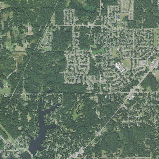 Aerial imagery of Double Tree Elementary School, TN