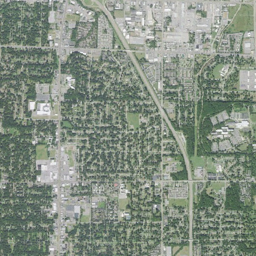 Aerial imagery of Graceland Elementary School, TN