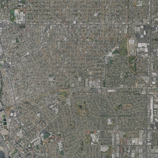 Aerial imagery of Fulton School, CA