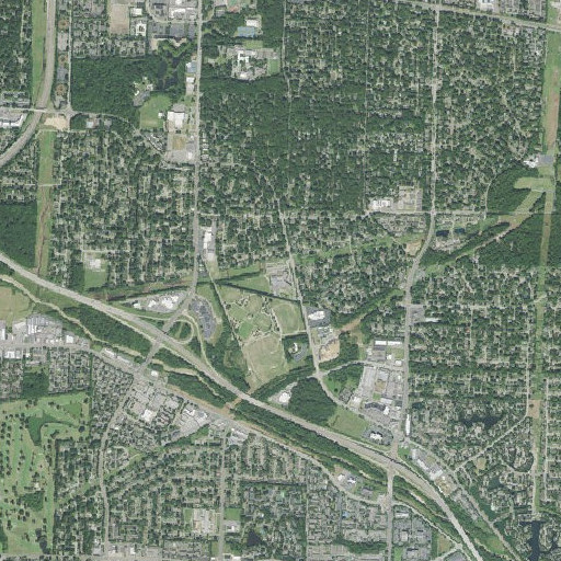 Aerial imagery of Ridgeway Middle School, TN
