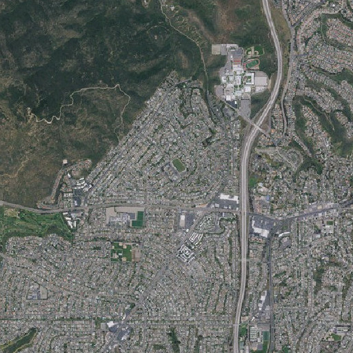 Aerial imagery of Gage Elementary School, CA
