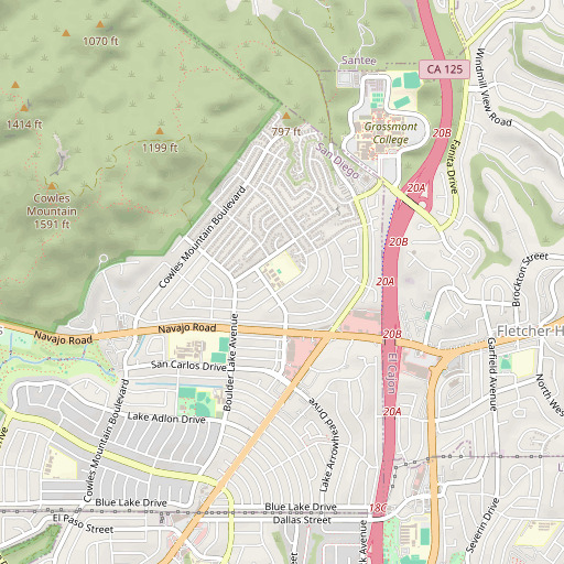 OpenStreetMap map of Gage Elementary School, CA