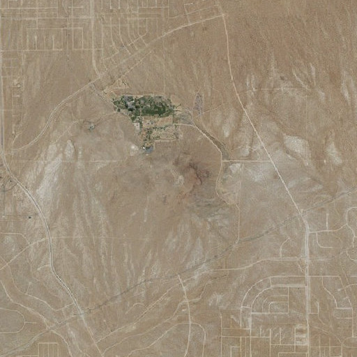 Aerial imagery of Galileo Hill, CA