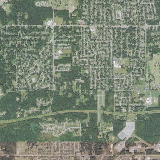 Aerial imagery of Trinity Temple, TN