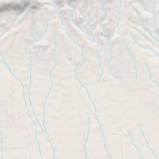 OpenStreetMap map of Gamble Spring Canyon, CA