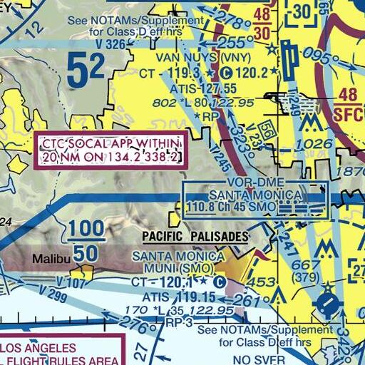 FAA VFR chart of Garapito Creek, CA