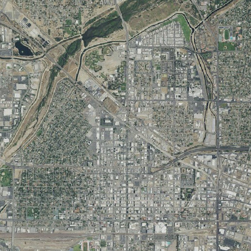 Aerial imagery of Garces Circle, CA