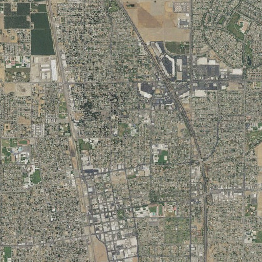 Aerial imagery of Garden Elementary School, CA
