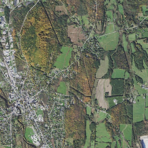 Aerial imagery of Aurora School, VT