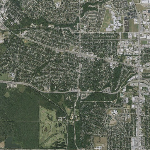 Aerial imagery of Bartimaeus Baptist Temple, TX