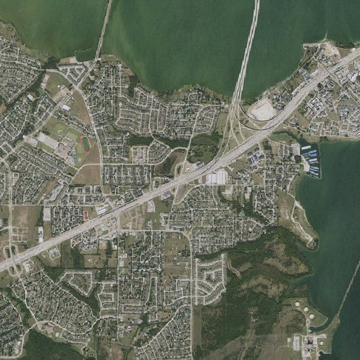 Aerial imagery of Interchange 61, TX